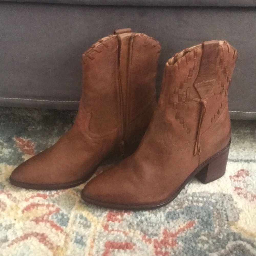 Seychelles fringe leather boots